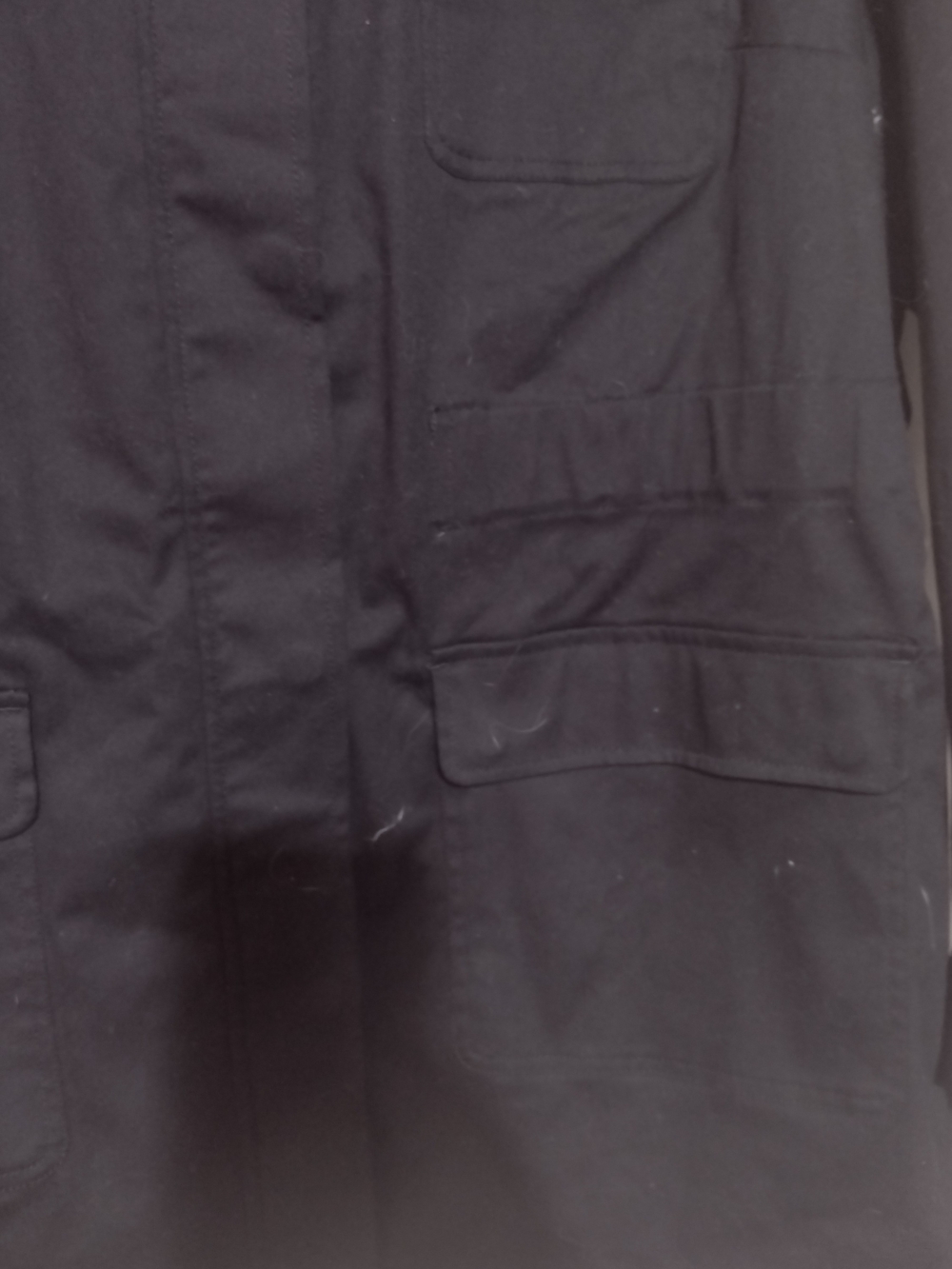 Torrid Black Twill Coat Size 5 NWT - Picture 6 of 13